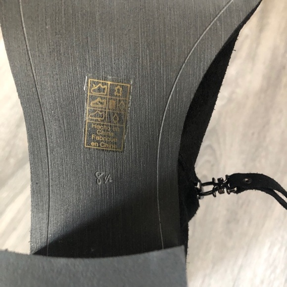 Sam Edelman Leonia Buckle Black Suede Bootie - Picture 13 of 15